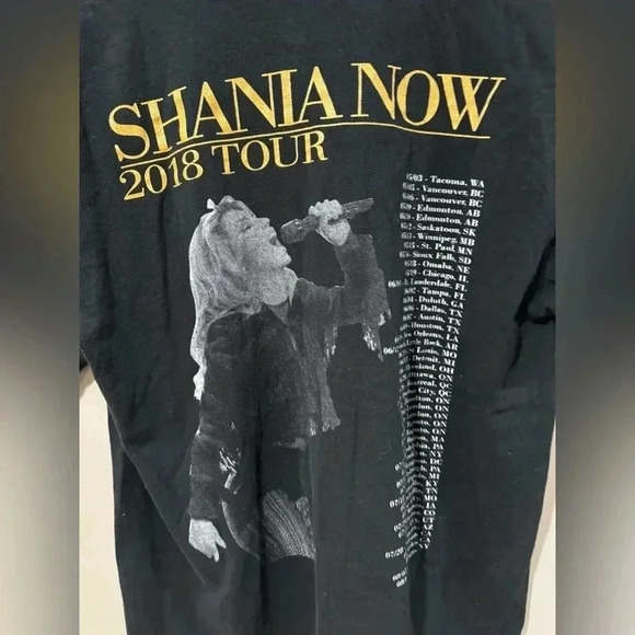 Shania Twain  2018 Country Tour Concert T-Shirt - Picture 4 of 7